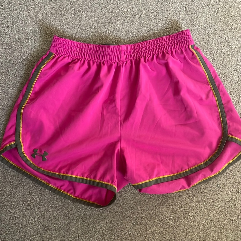 Under Armour pink athletic shorts